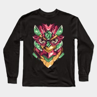 Robo Owl design Long Sleeve T-Shirt